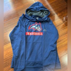 size medium stonybrook baseball hoodie